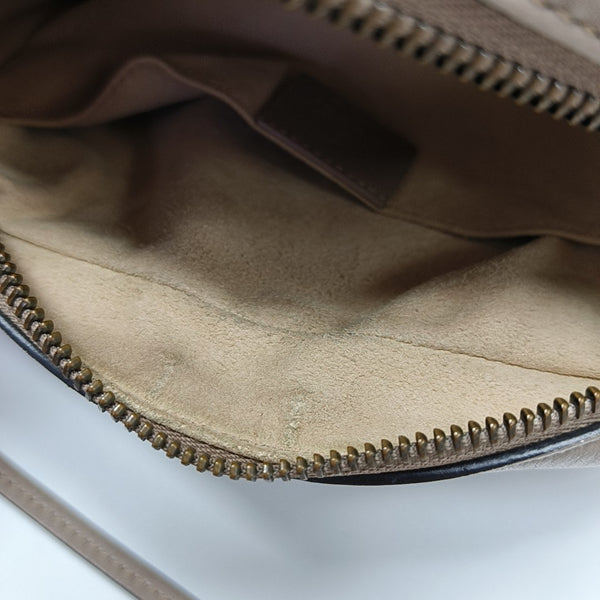 GG Marmont Mini Quilted Calfskin Beige