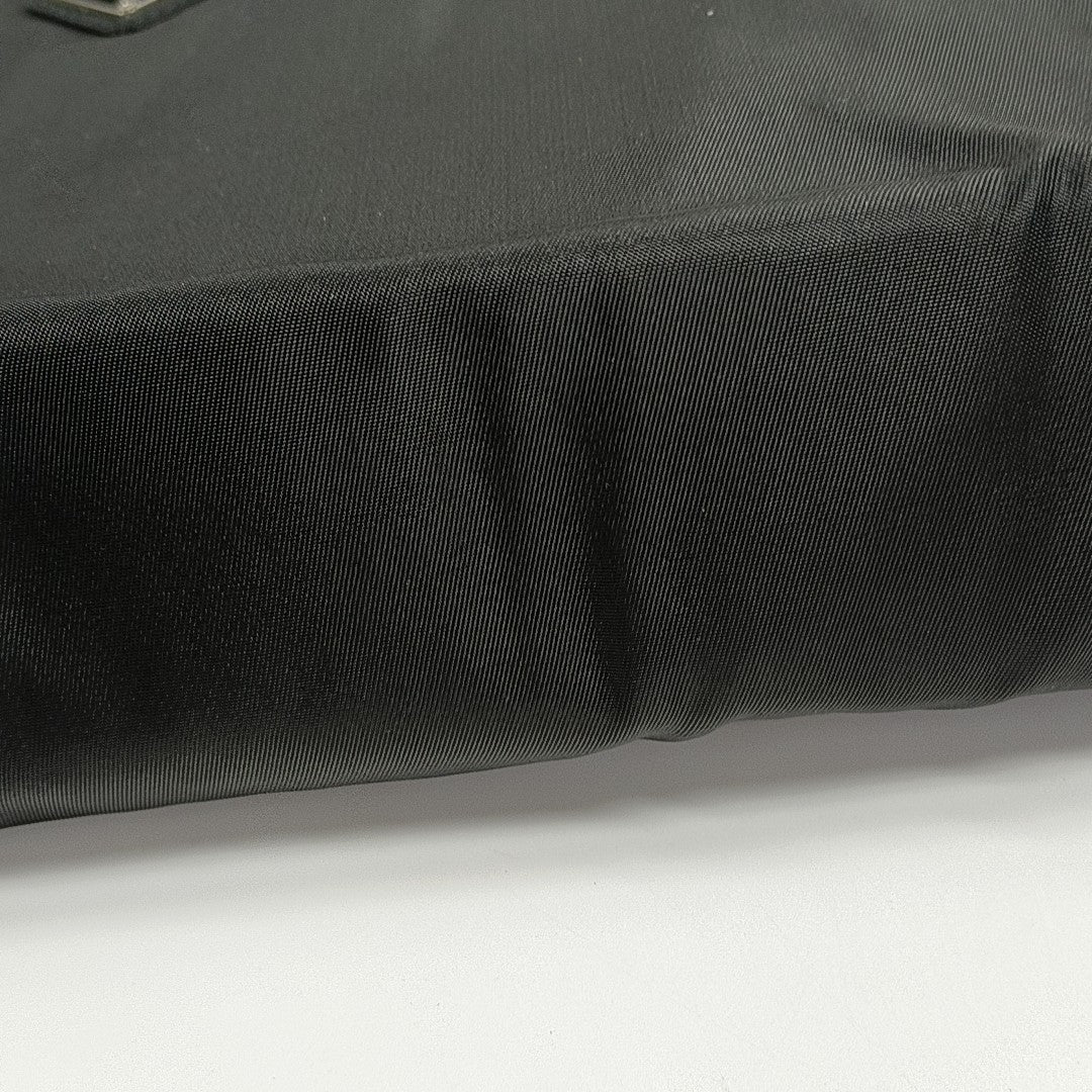 Nylon Top Handle Bag Black