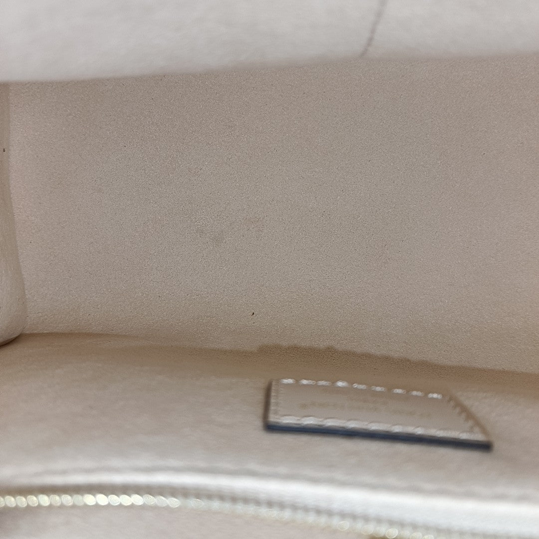 ONTHEGO PM Monogram Calfskin Beige