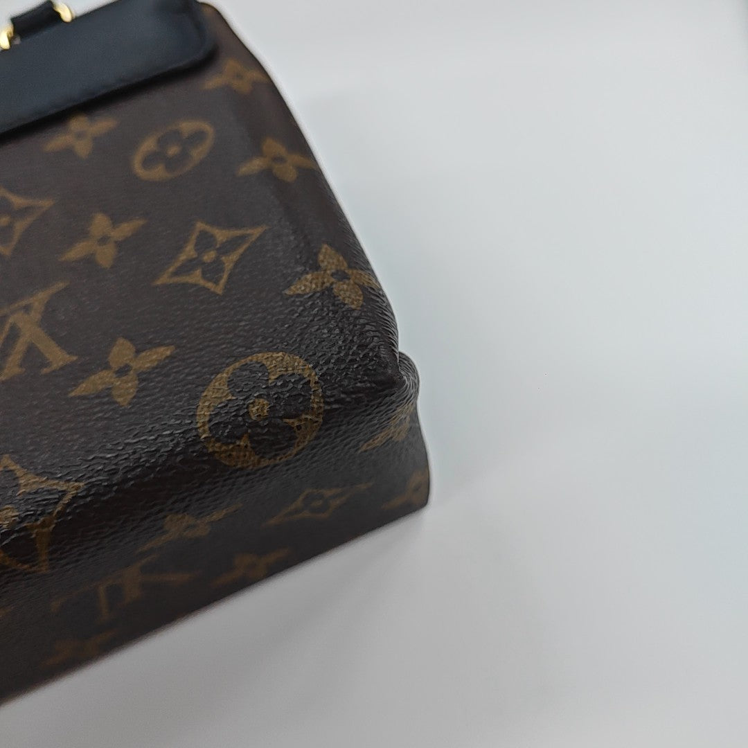 LOCKY BB Monogram Coated Canvas Brown