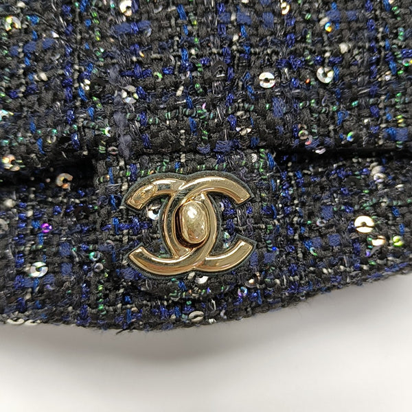 CLASSIC FLAP Super Mini Fabric Black