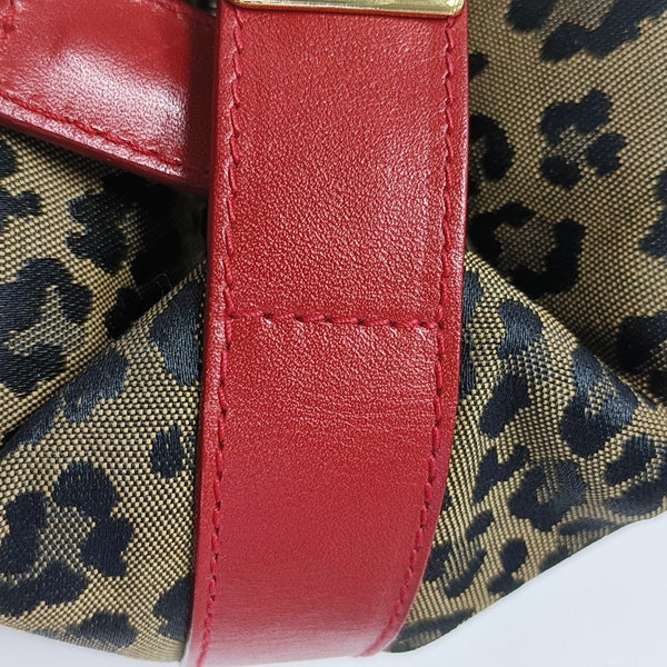 Canvas Top Handle Bag Brown
