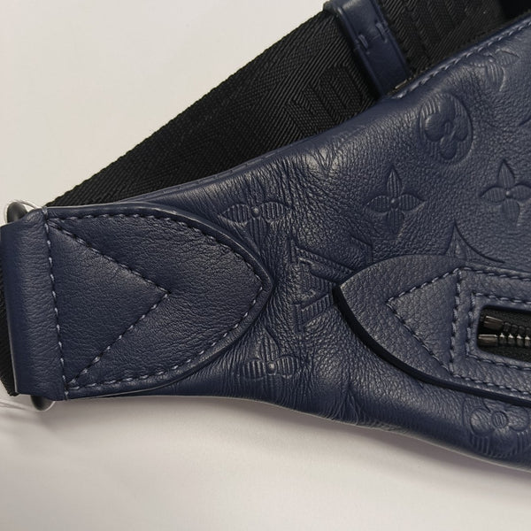 DUO Monogram Calfskin Blue
