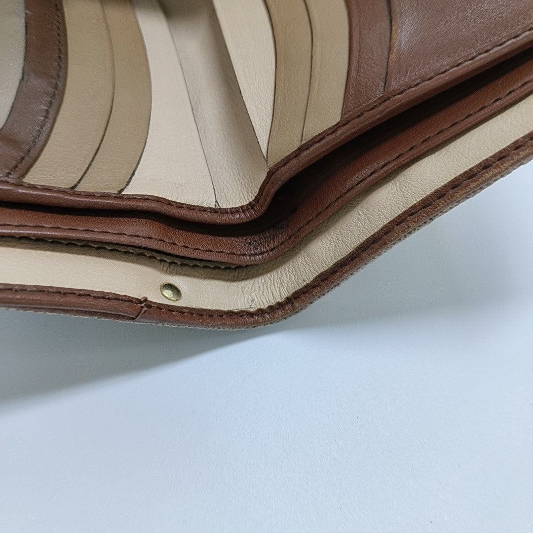 Gancio Calfskin Brown Wallet