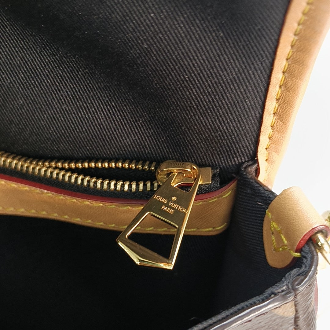 DIANE Monogram Coated Canvas Brown