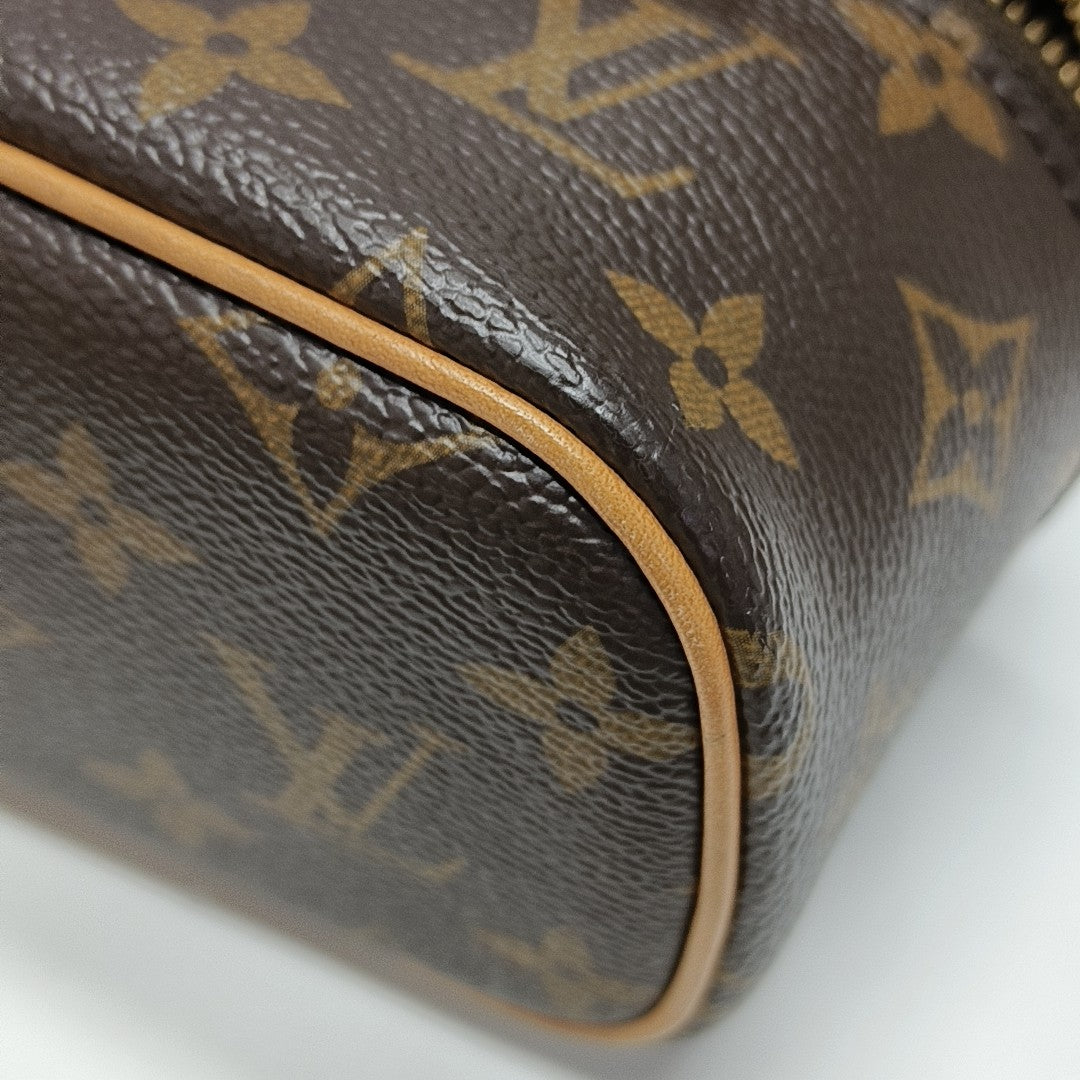 NICE Super Mini Monogram Coated Canvas Brown