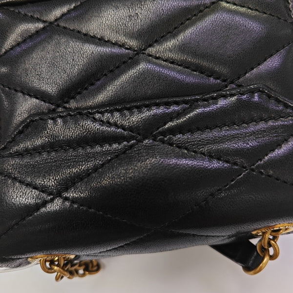 PUFFER Quilted Lambskin Black