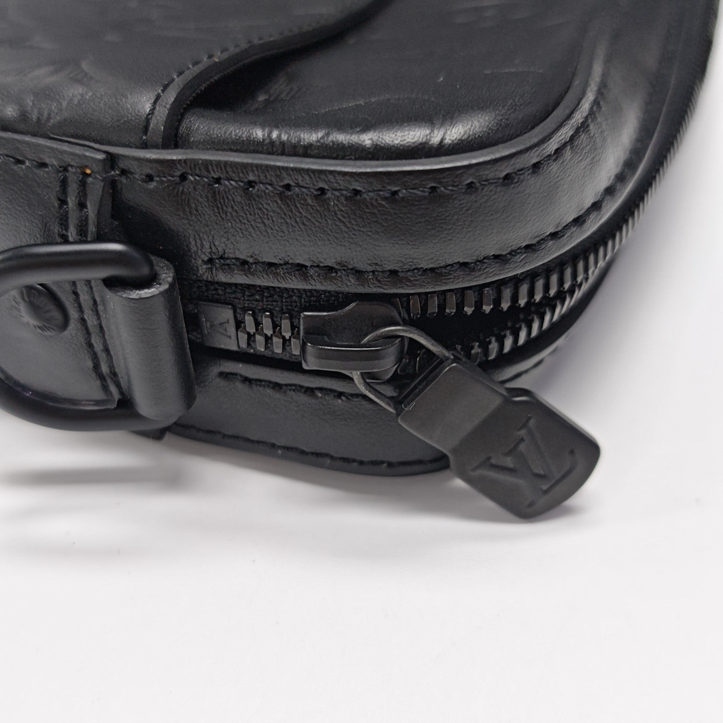 DUO Monogram Calfskin Black