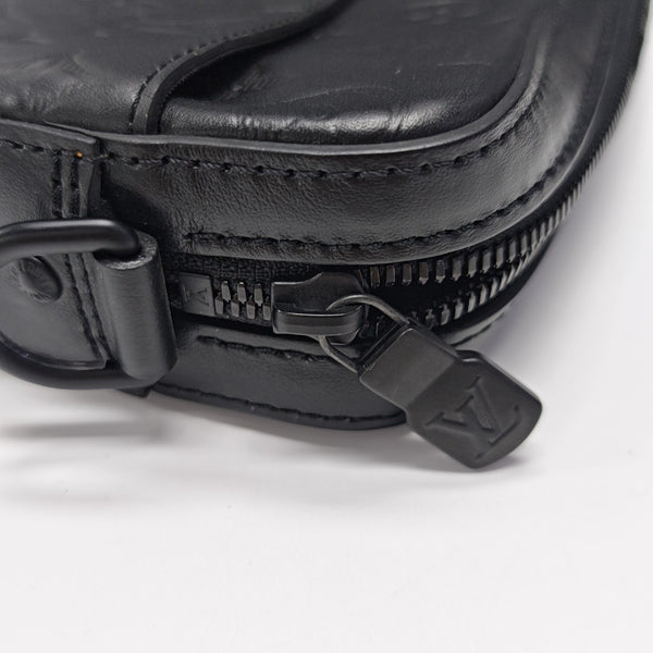 DUO Monogram Calfskin Black