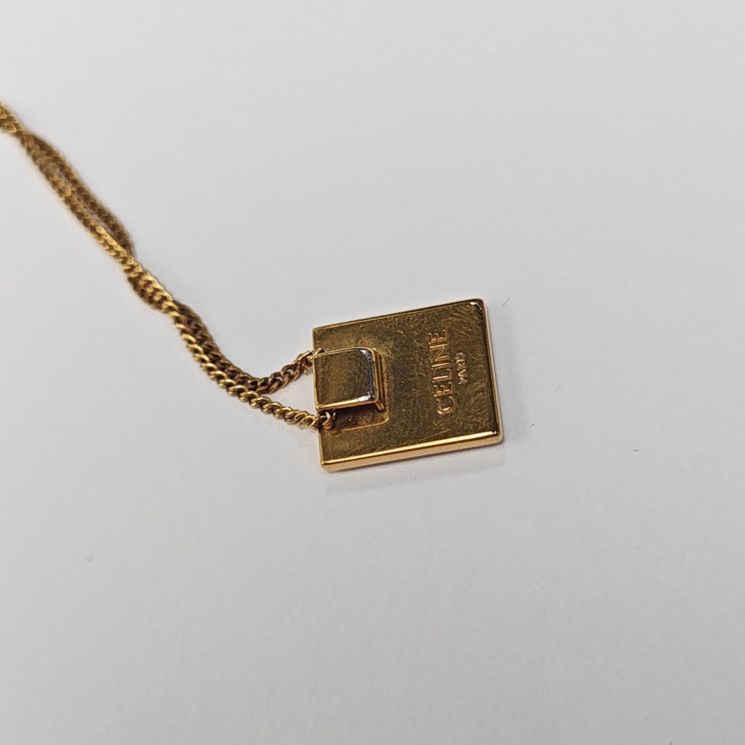 ALPHABET Brass Gold Necklace