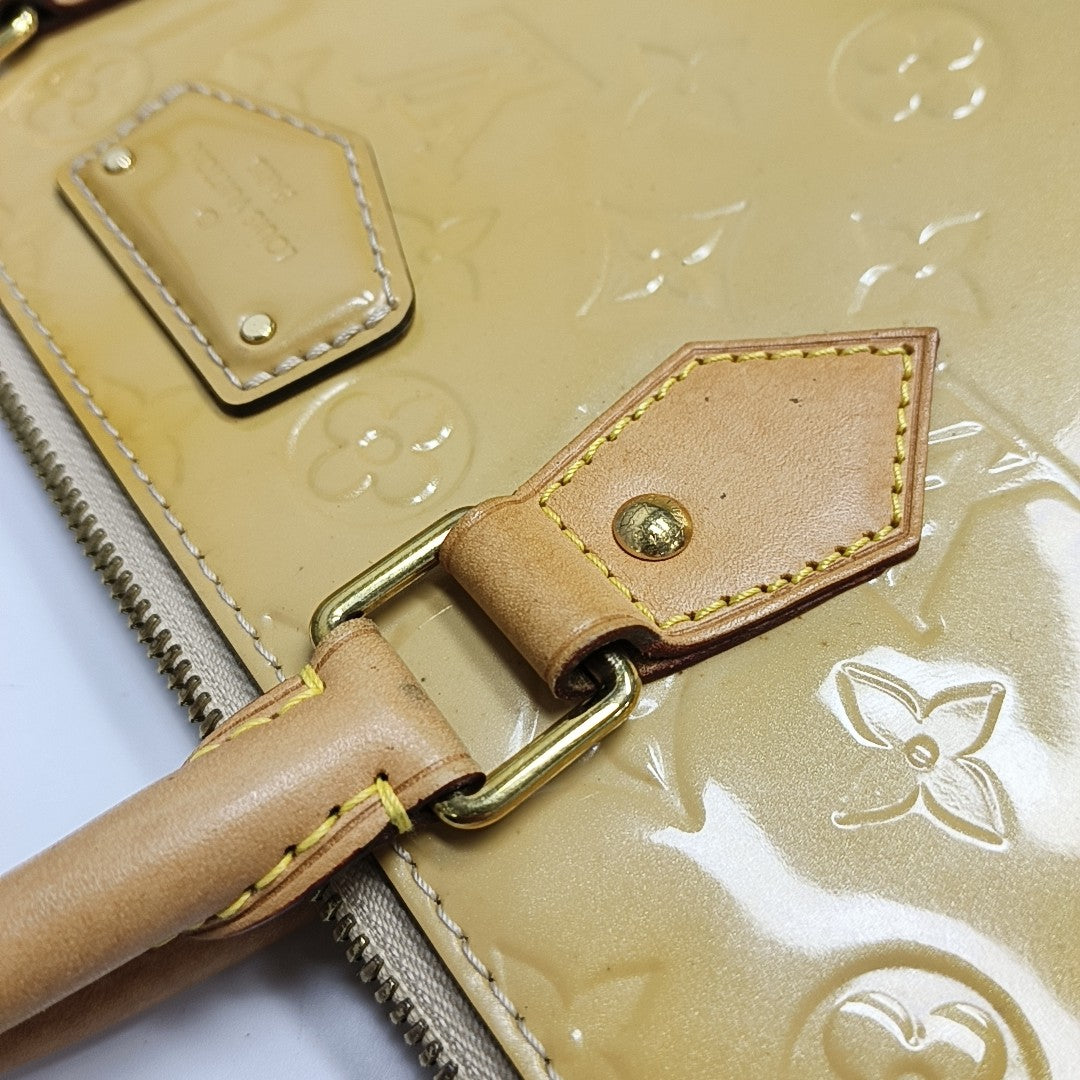 BELMONT MM Patent Leather Yellow
