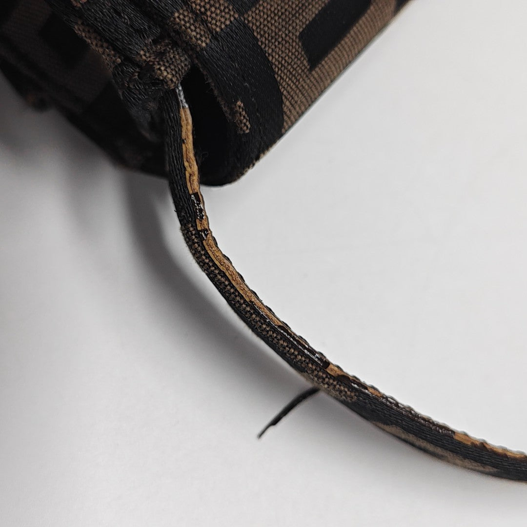 Fabric Shoulder Bag Black