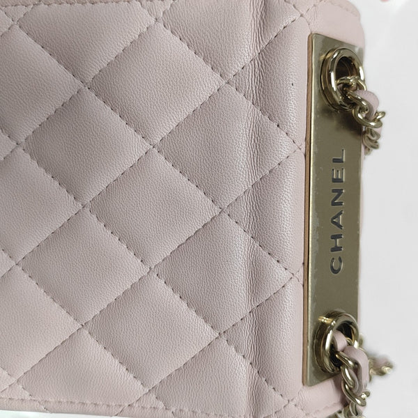 TRENDY CC Quilted Lambskin Pink