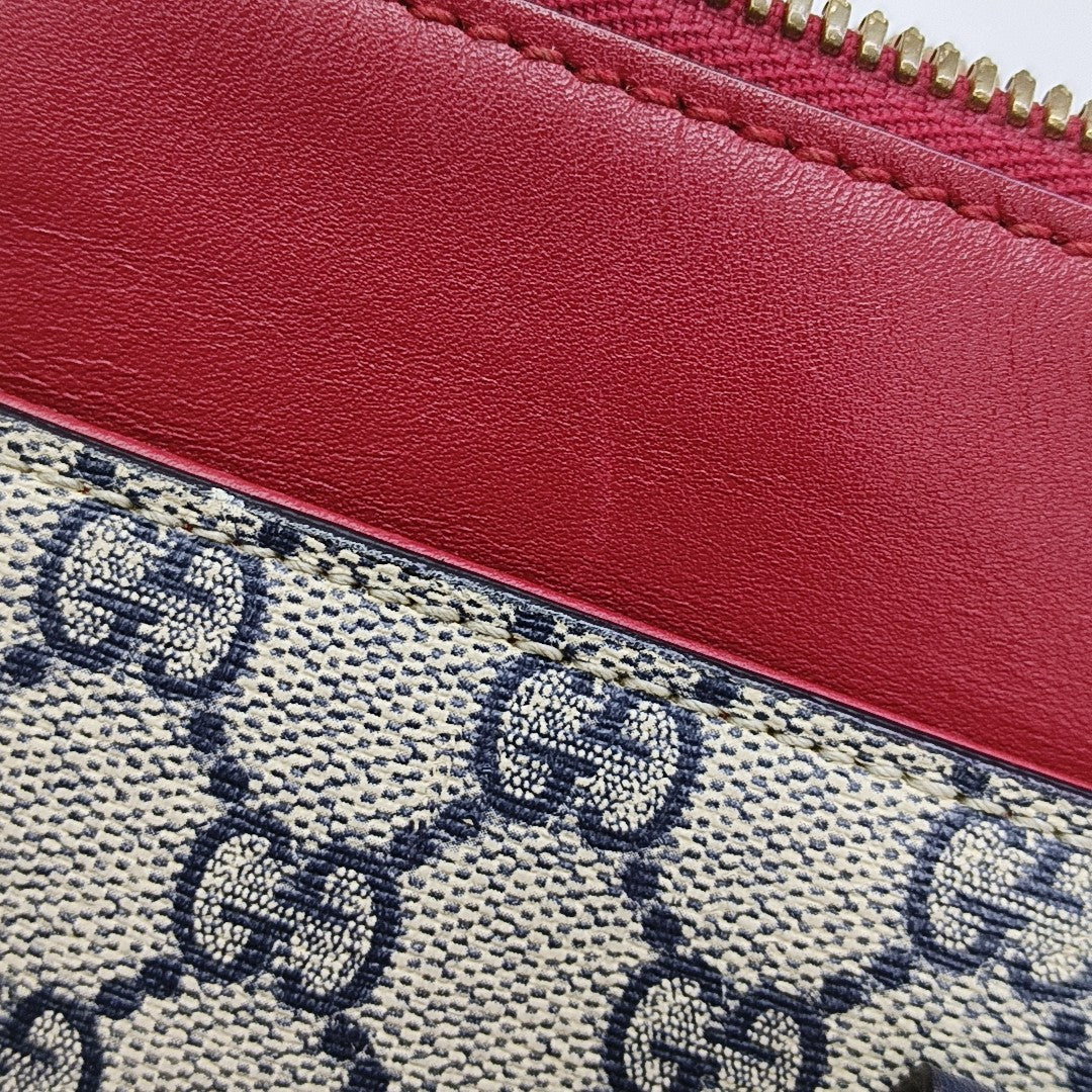 GG Blooms Monogram Coated Canvas Beige