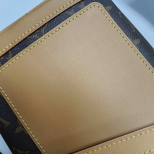 MILK BOX Monogram Coated Canvas Brown
