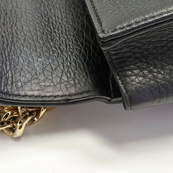 Authenticated pre-owned  Diorama Medium Calfskin Black - Shoulder Bag at Looply