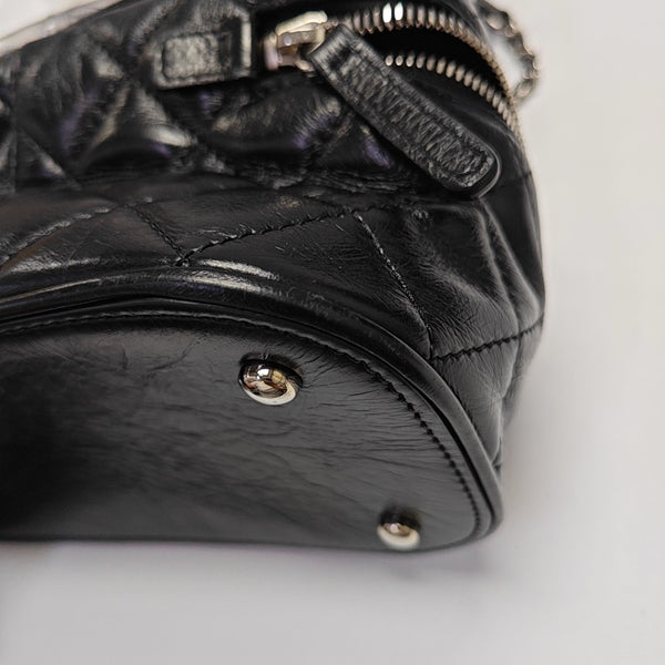 AQUARIUM Quilted Calfskin Black