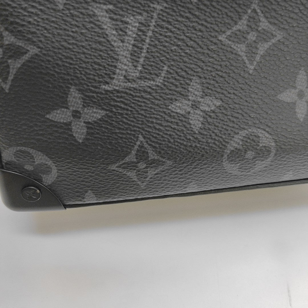 SOFT TRUNK Mini Monogram Coated Canvas Black
