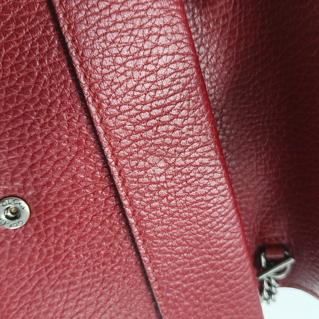 Dionysus Super Mini Calfskin Red