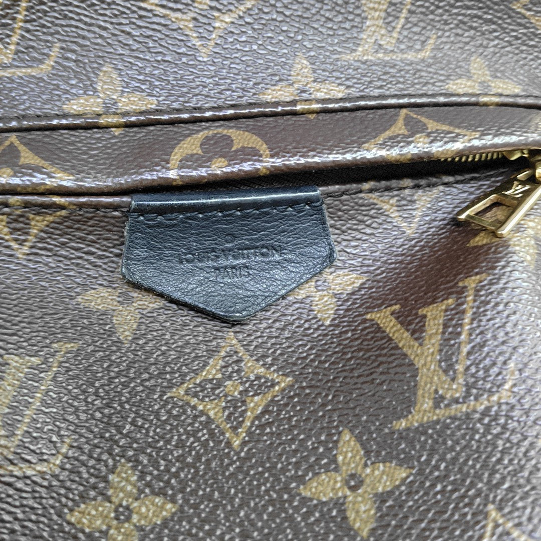 PALM SPRINGS PM Monogram Coated Canvas Brown