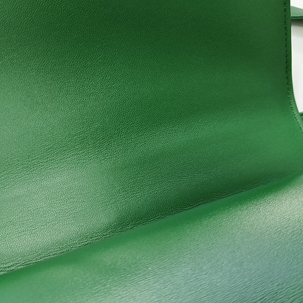 The Clip Calfskin Green