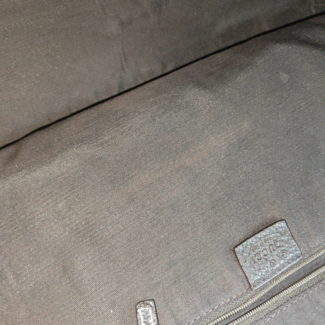 Princy Monogram Coated Canvas Brown