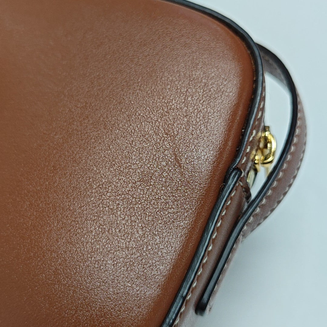 TRIOMPHE Small Leather Brown