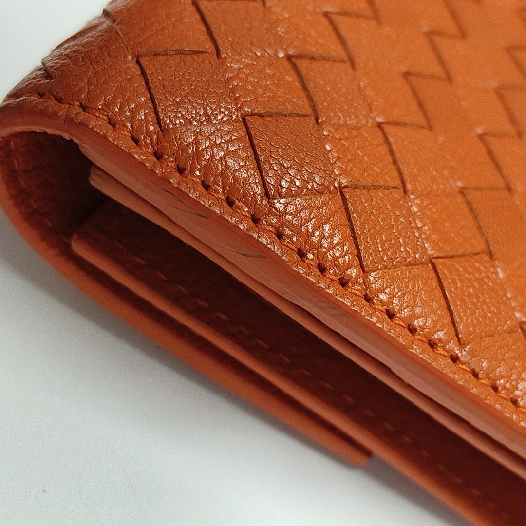 Lambskin Wallet Orange