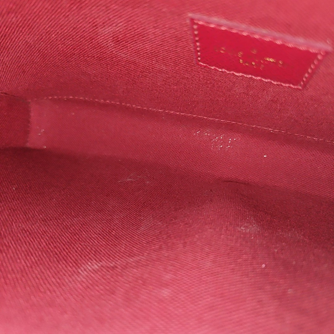 FÉLICIE Monogram Coated Canvas Brown