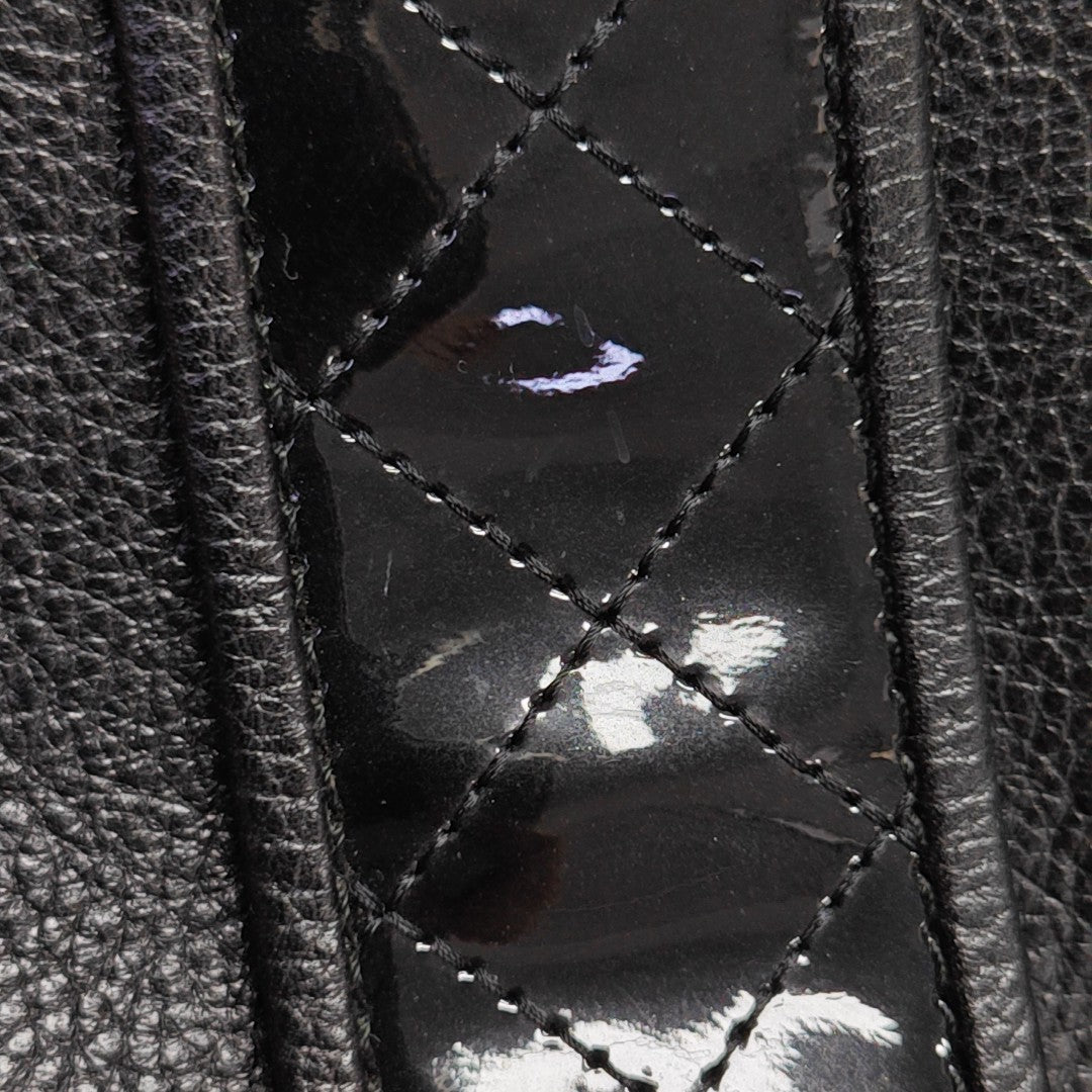 Quilted Leather Black