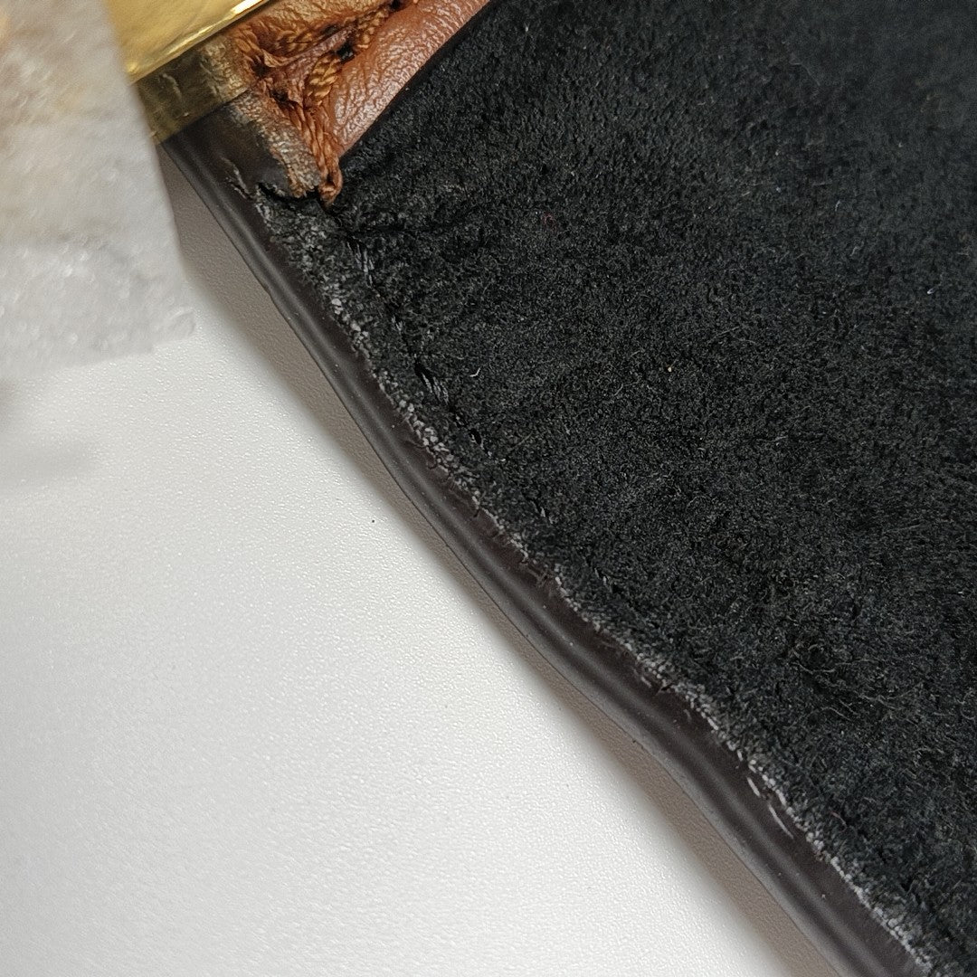 DAUPHINE MM Monogram Coated Canvas Brown