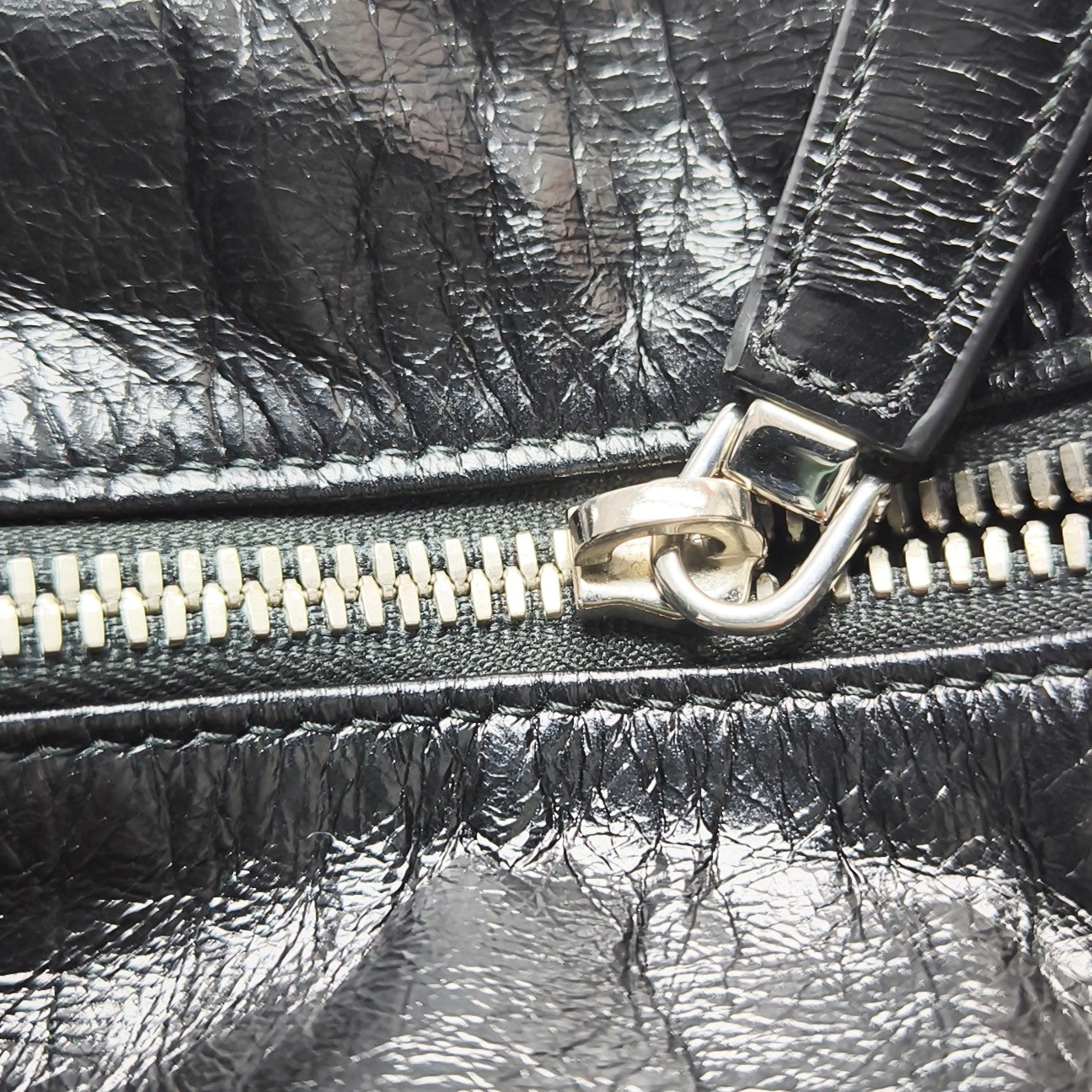 Calfskin Shoulder Bag Black