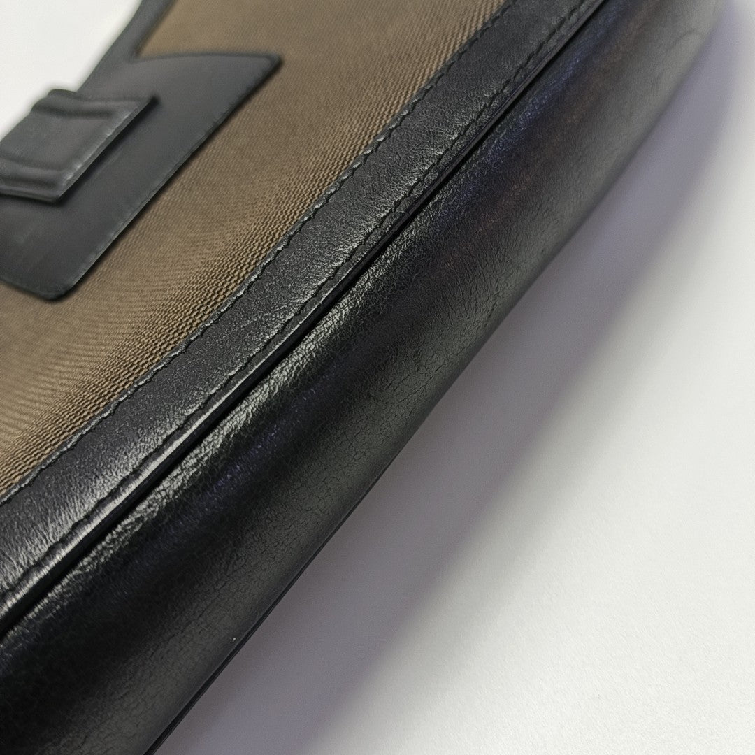 Canvas Shoulder Bag Brown