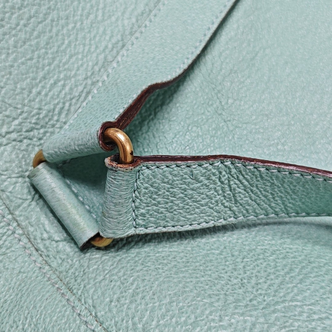 Suede Backpack Green