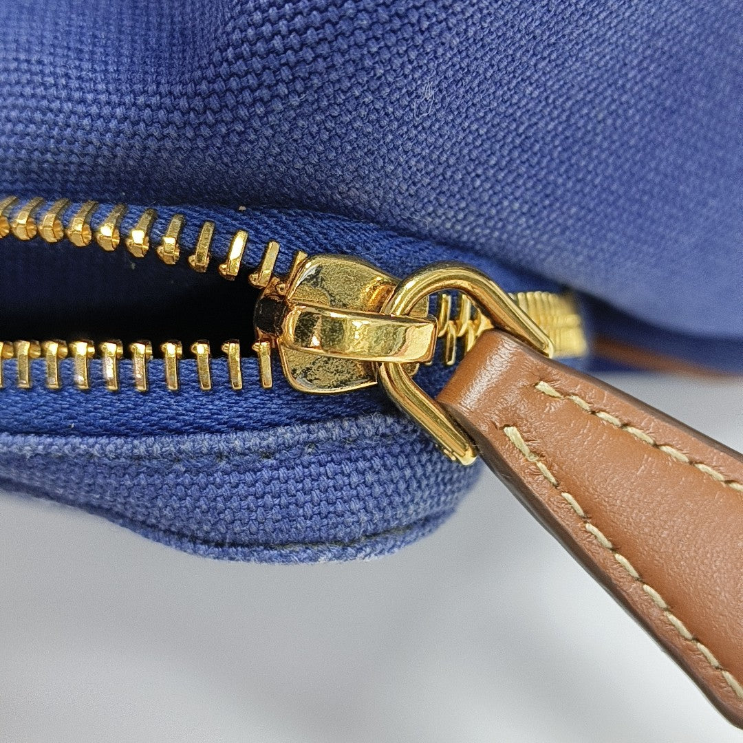 Fabric Backpack Blue