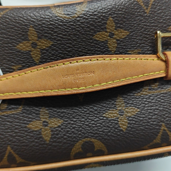 NICE Super Mini Monogram Coated Canvas Brown