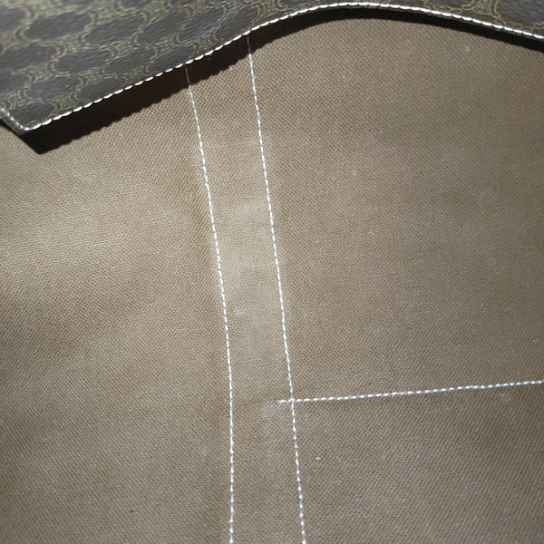 MACADAM SHOPPING BAG Coated Canvas Brown