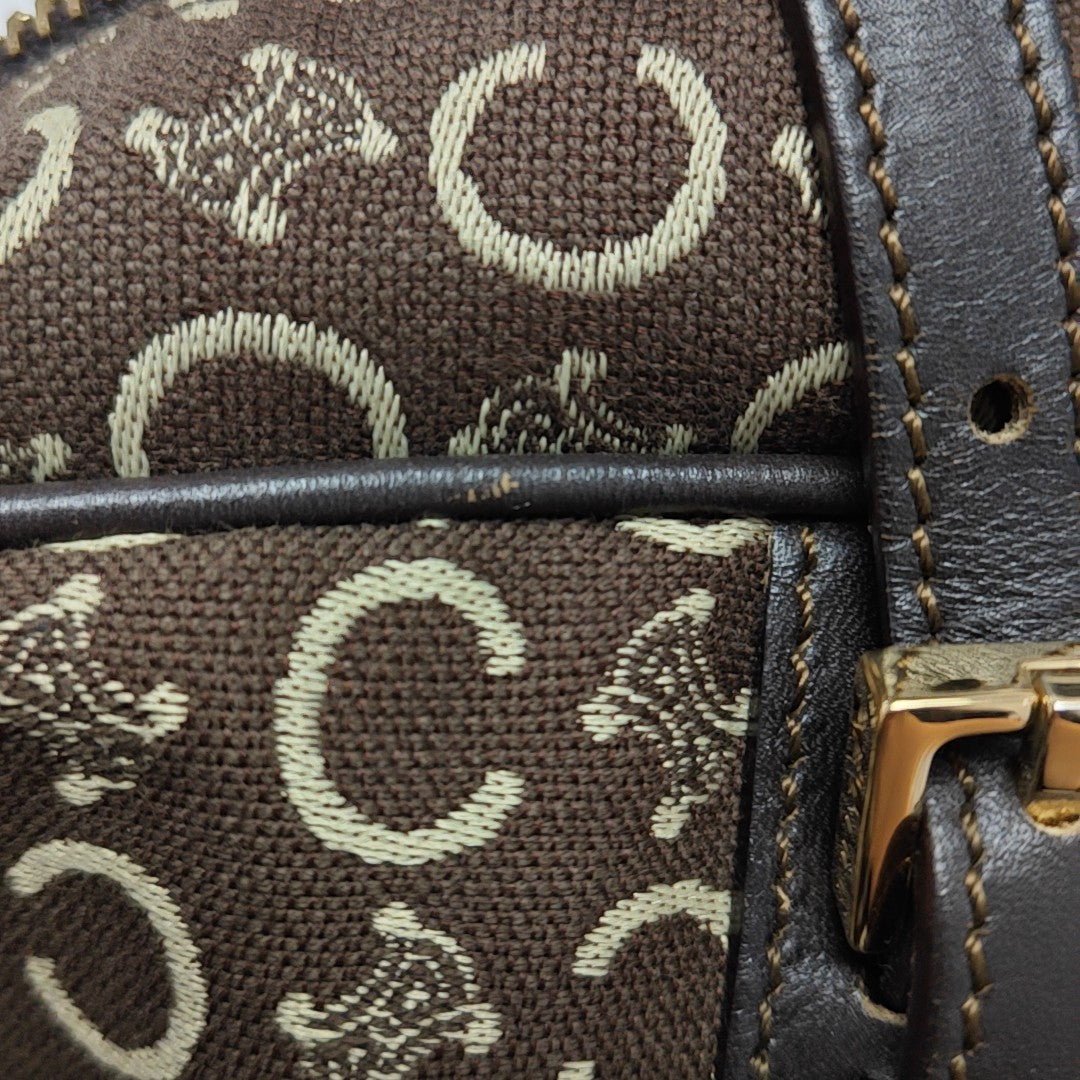 Canvas Top Handle Bag Brown