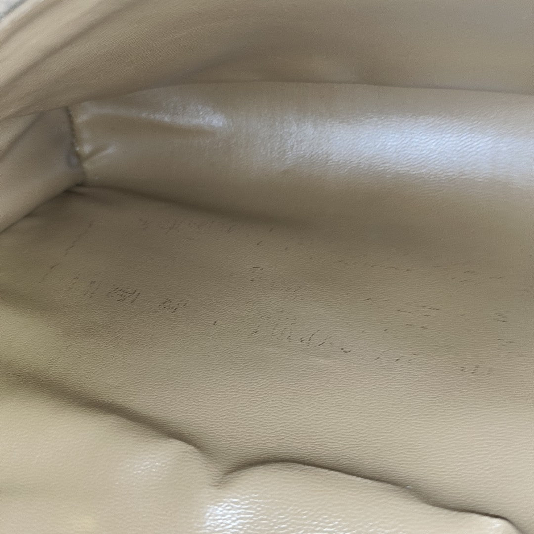 MACADAM CLUTCHES Coated Canvas Beige