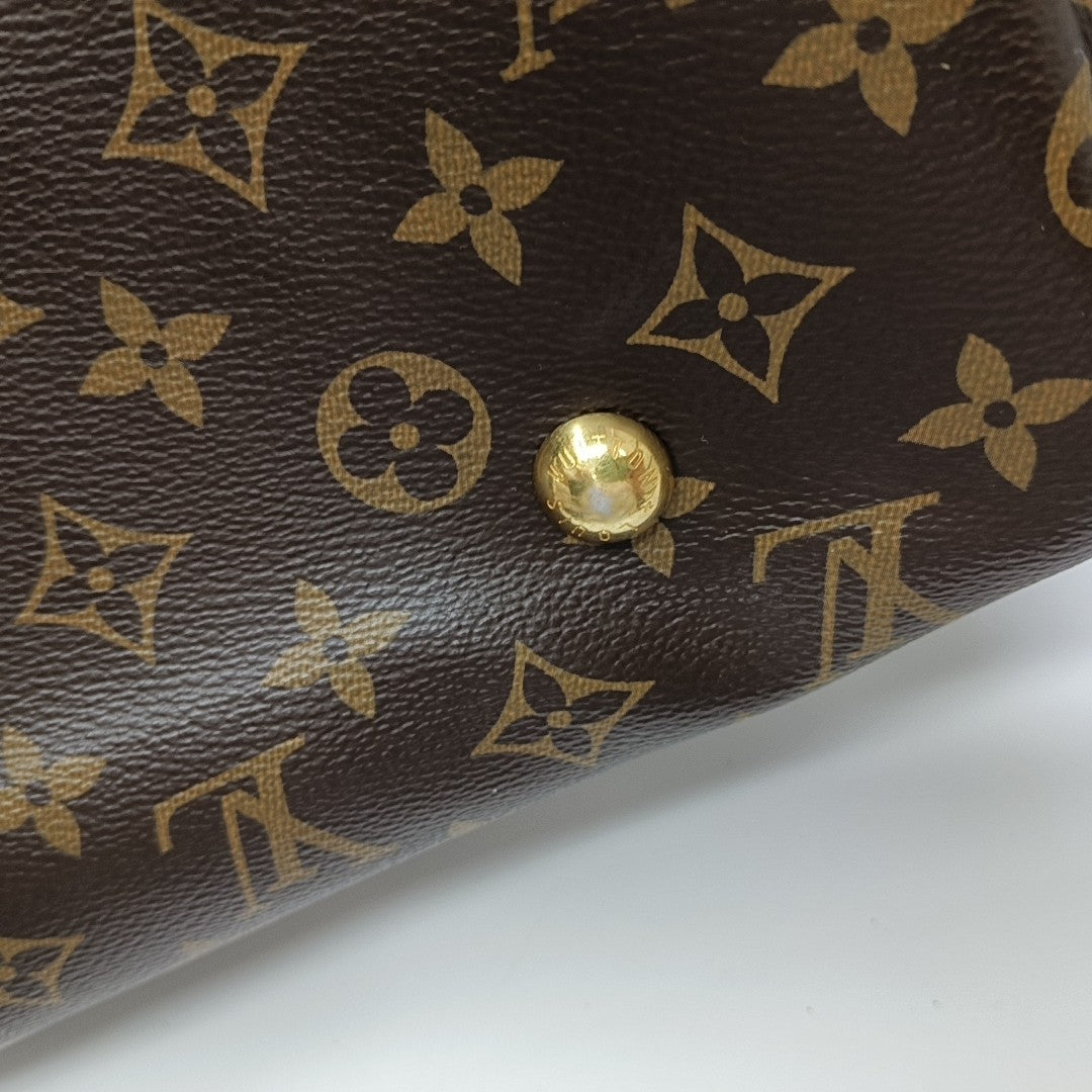CARRYALL MM Monogram Coated Canvas Brown