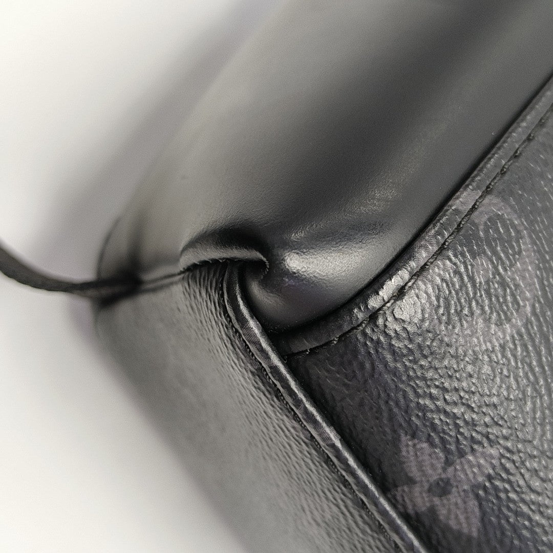 VOYAGER PM Monogram Coated Canvas Black