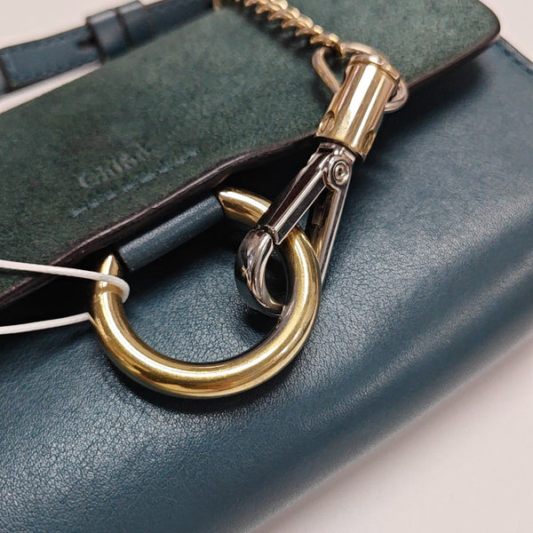 Faye Mini Calfskin Blue