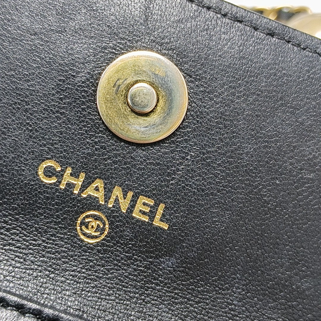 Quilted Lambskin Black