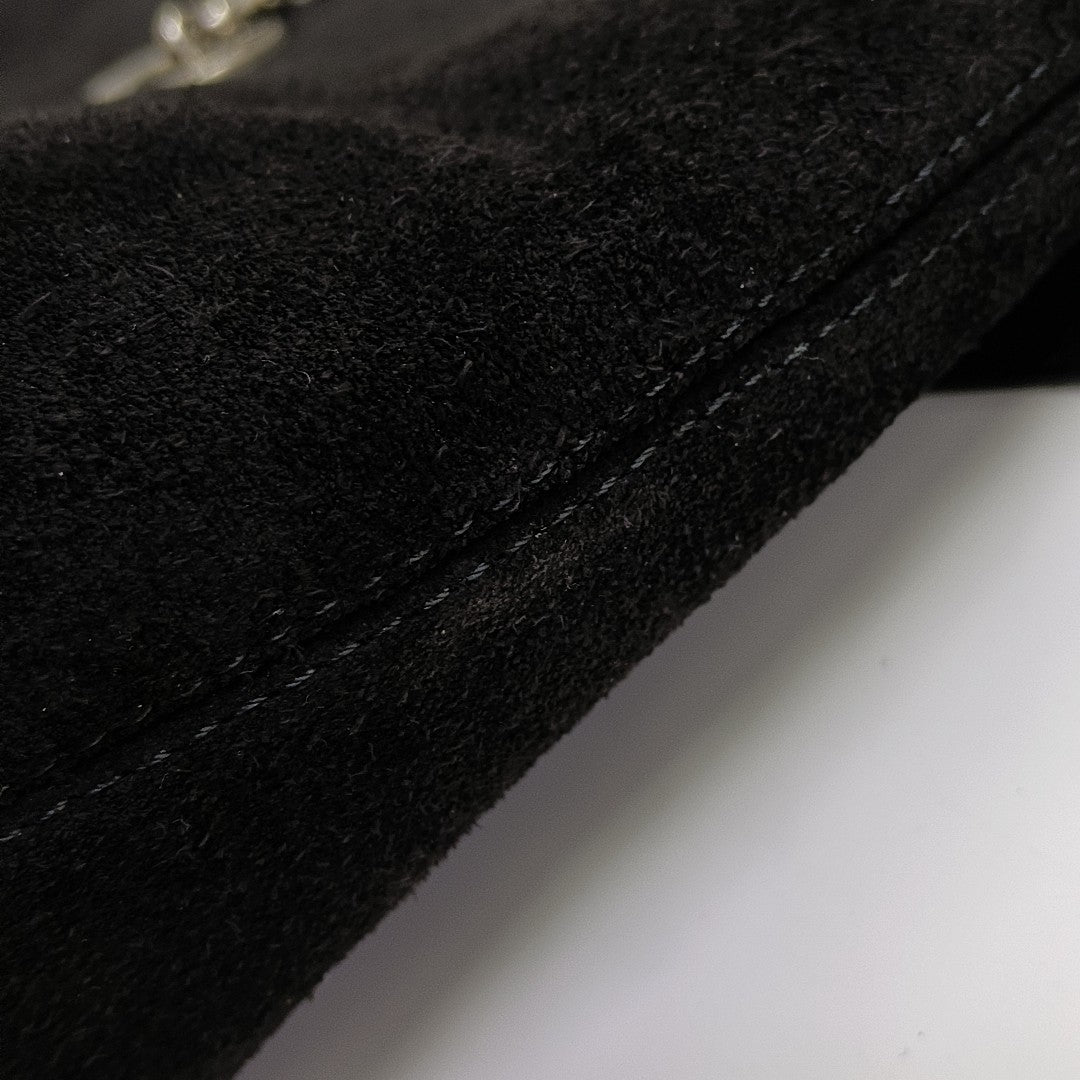 Suede Shoulder Bag Black