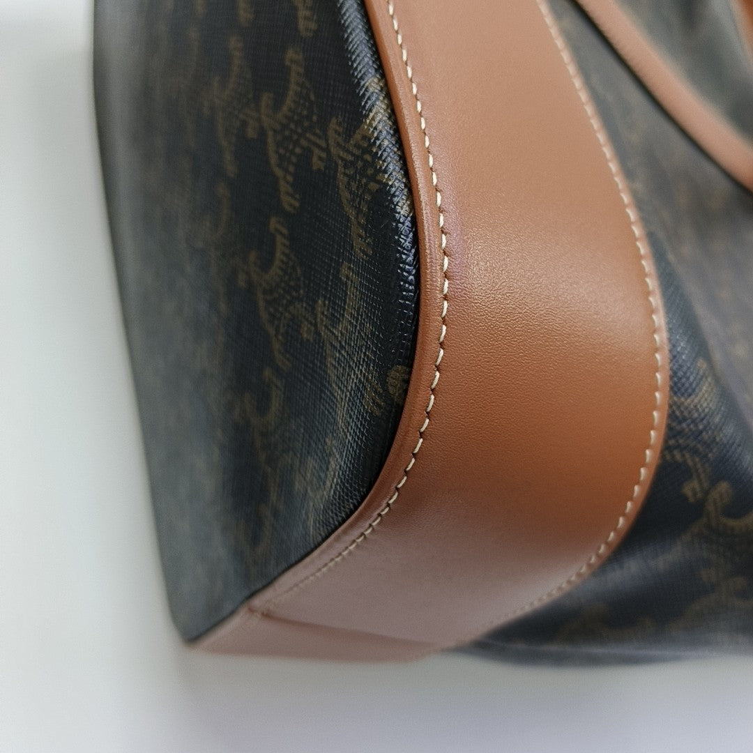 TRIOMPHE CANVAS Medium Coated Canvas Brown