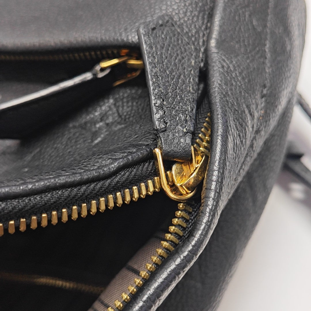 SORBONNE Monogram Calfskin Black