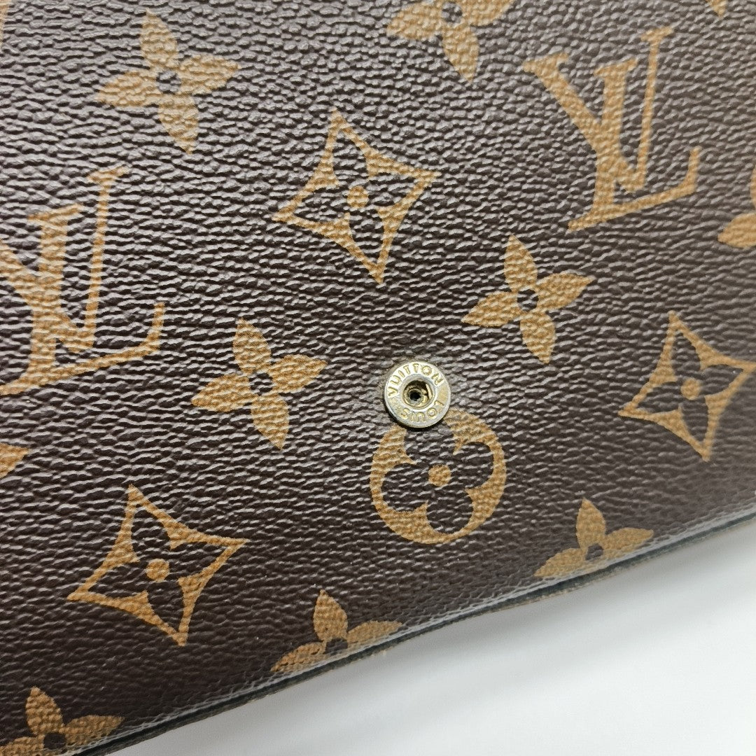 FÉLICIE Monogram Coated Canvas Brown
