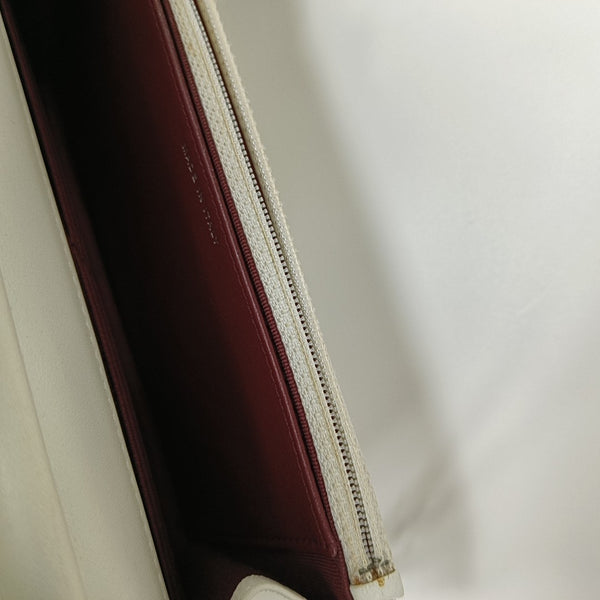 WOC Quilted Calfskin White