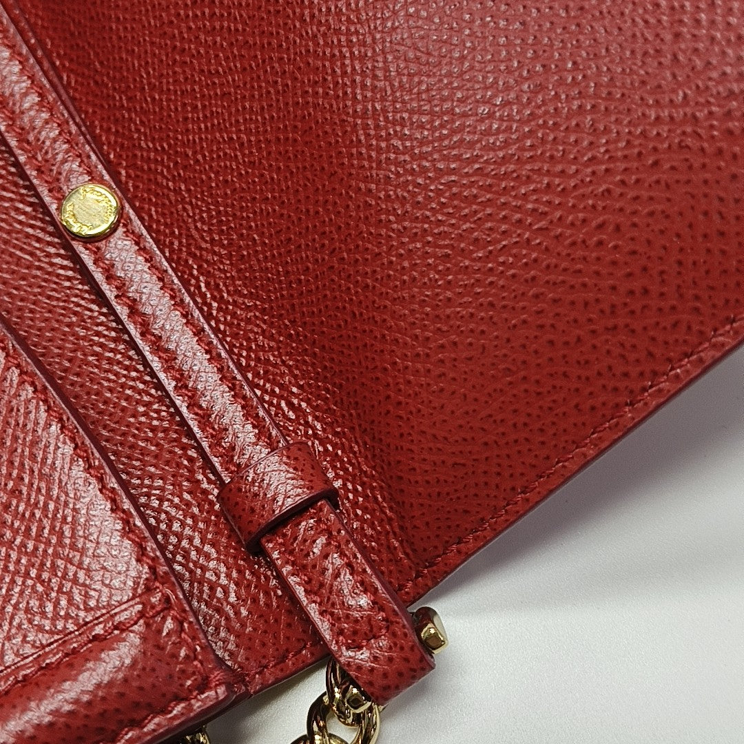 Ginny Mini Calfskin Red