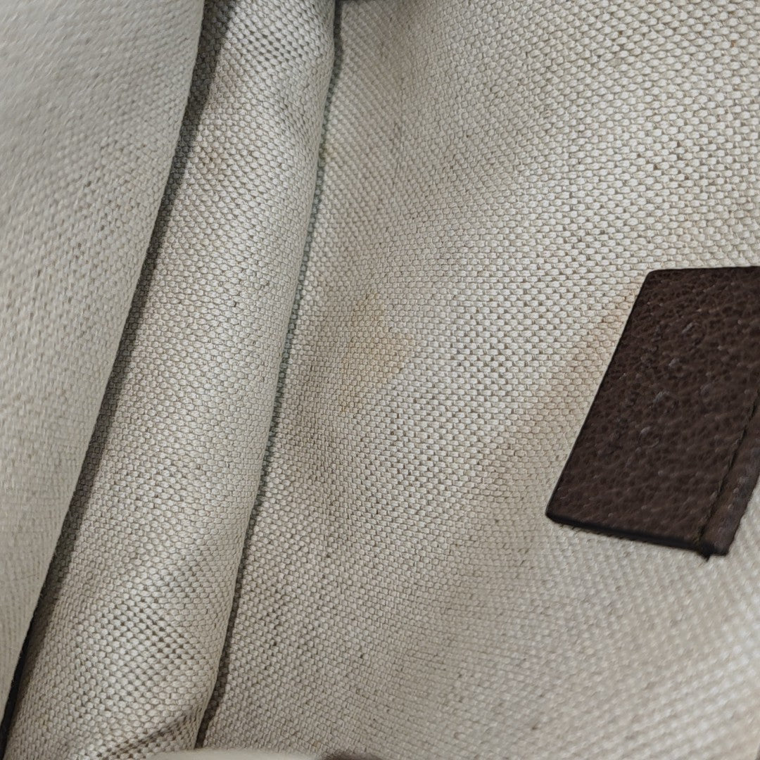 Neo Vintage Small Monogram Coated Canvas Beige